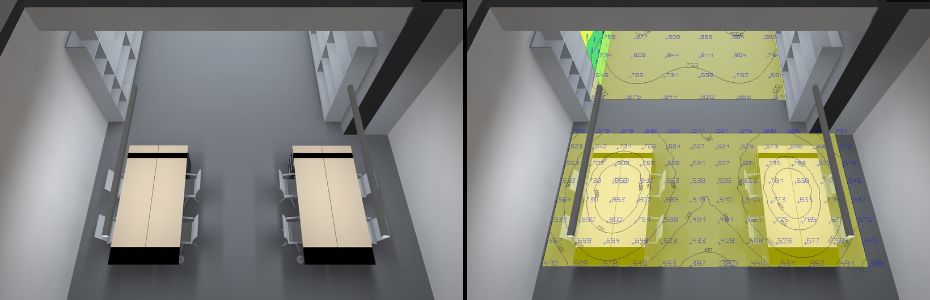 &eacute;tude d'&eacute;clairage