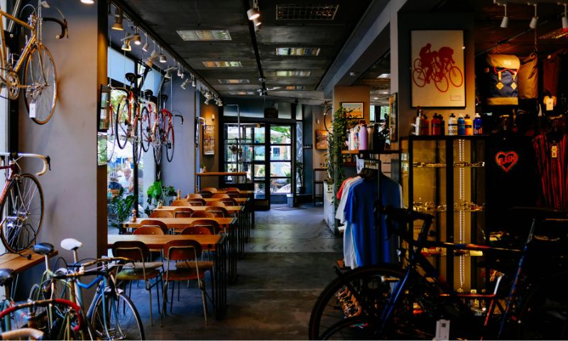 magasin de style industriel