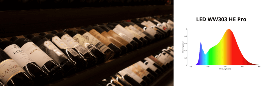 exhibici&oacute;n de botellas de vino