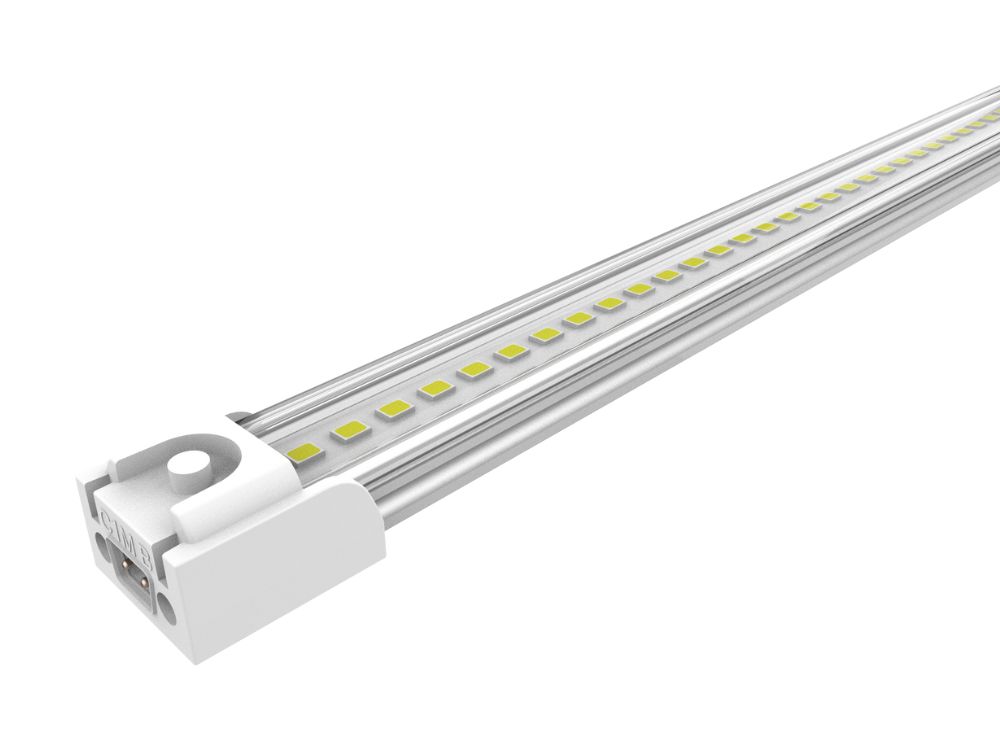 Barre LED 24V R9 avec corps en aluminium et lentille clear