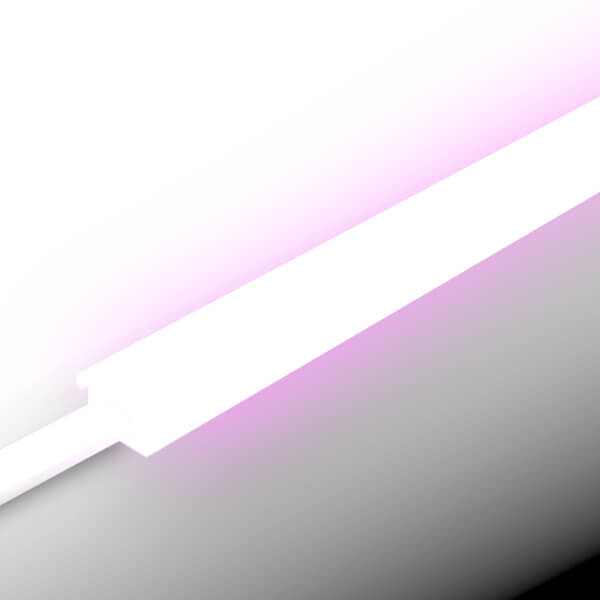 Barre LED BT en polycarbonate frost