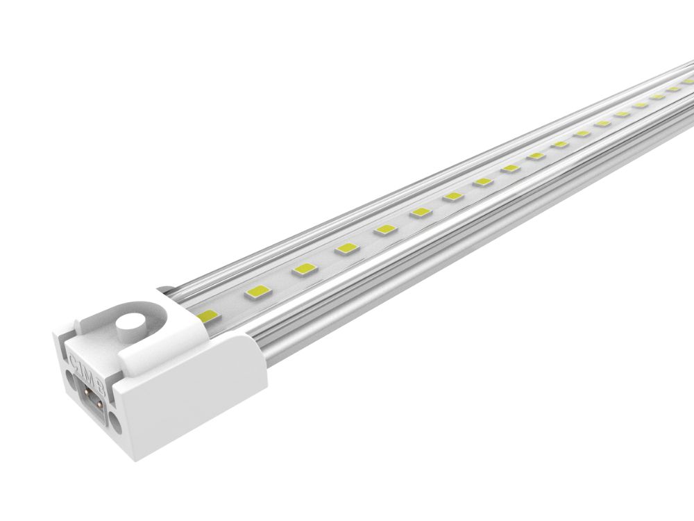 Barre LED 24V Eco avec corps en aluminium et lentille clear