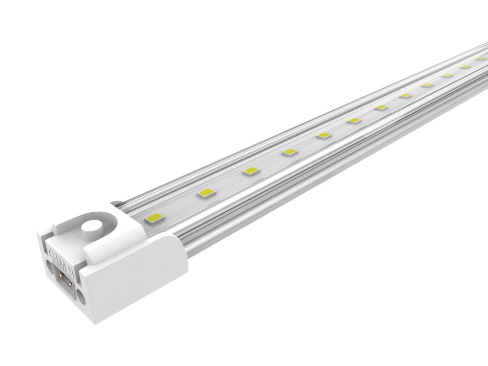 Barre LED 24V Eco² avec corps en aluminium et lentille clear