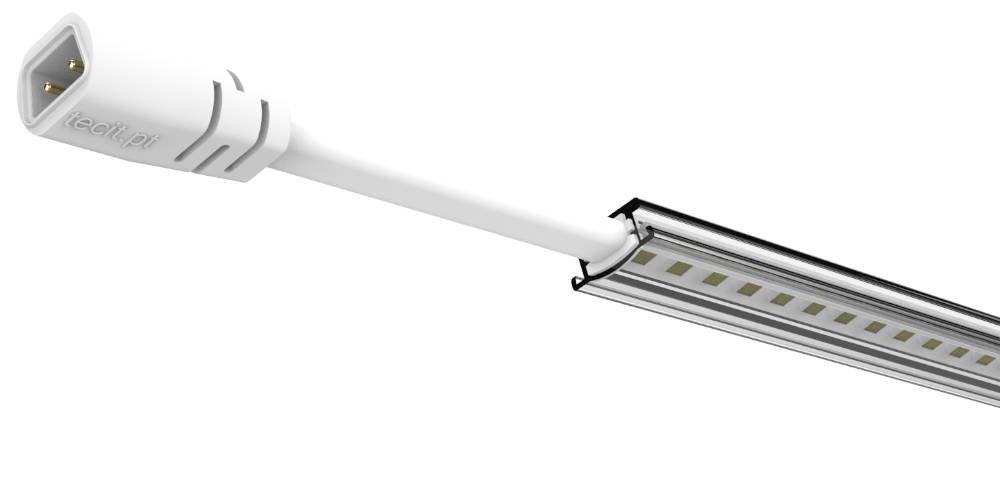 Barre LED BT en polycarbonate transparent