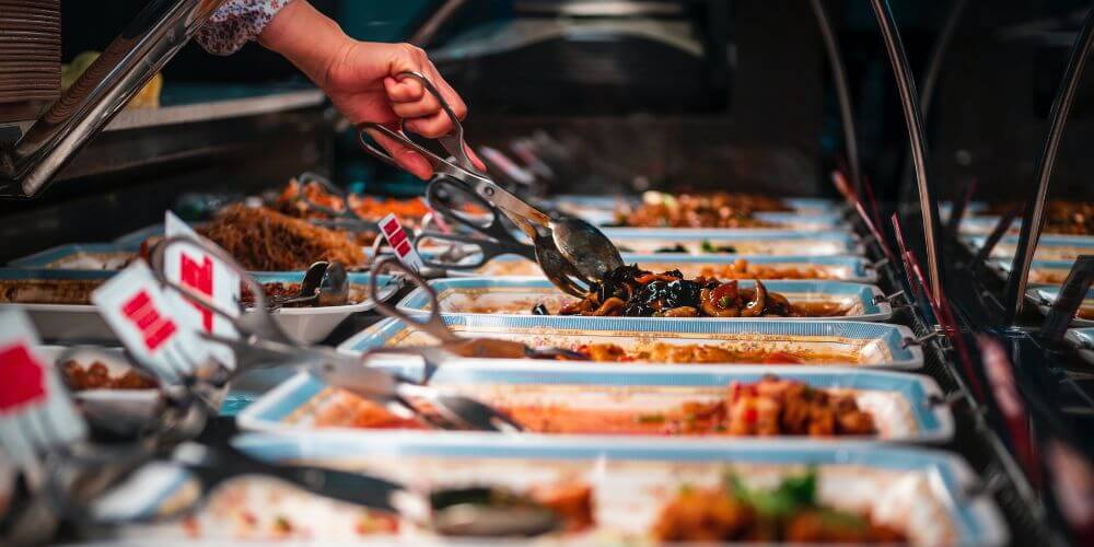 Présentoir lumineux pour aliments chauds