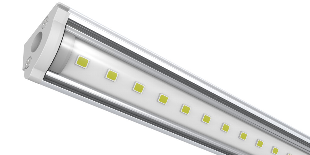 Barre LED I45 Eco avec corps en aluminium et lentille clear